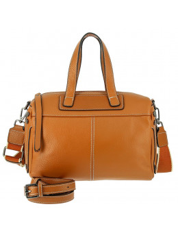 Женская кожаная сумка 8708 CARAMEL